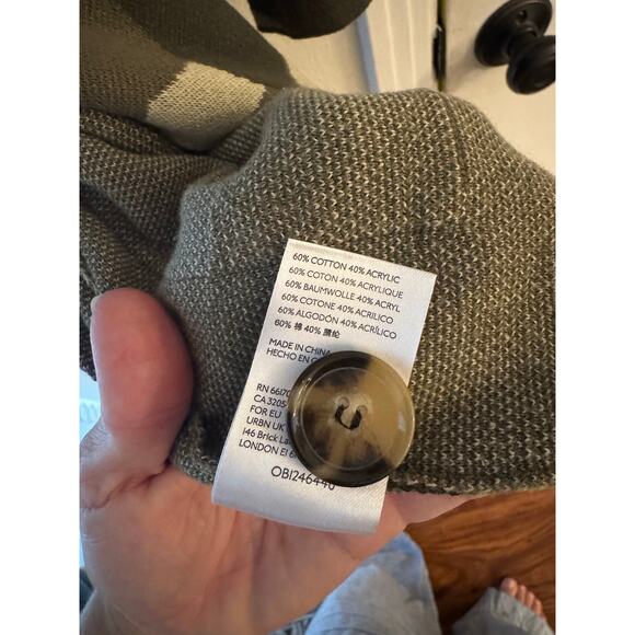 Anthropologie Maeve Kieran Sweater Coat, size XS, camo, schaket - Picture 8 of 8